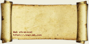 Milana Drenovac vizit kartica